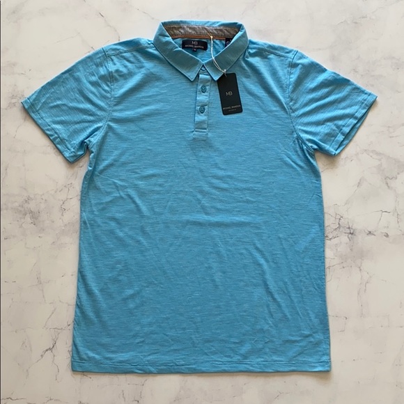 Michael Brandon Textured Polo - Picture 1 of 6